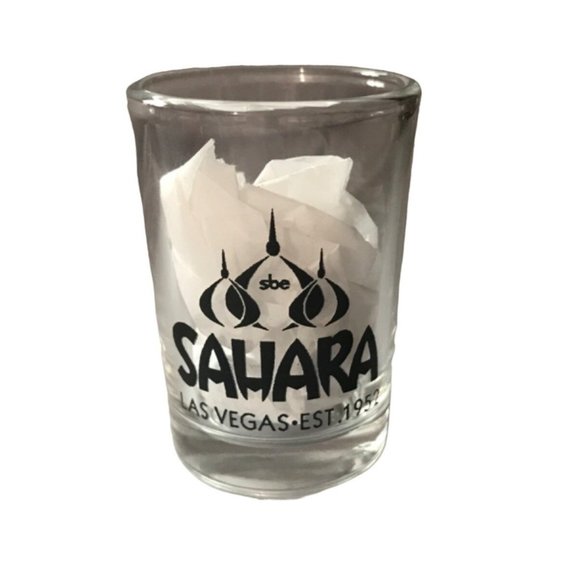 Sahara Hotel Games Sahara Hotel Casino Shot Glass Las Vegas Nv